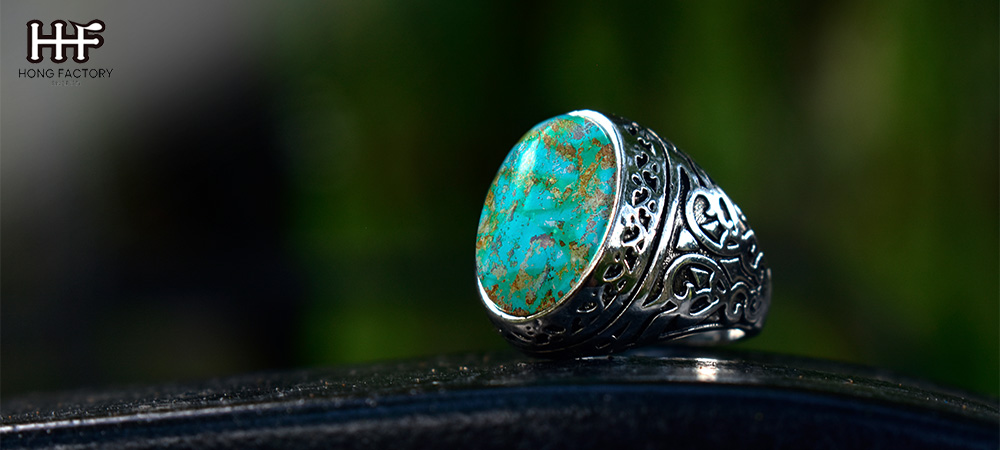 marcasite turquoise natural stone